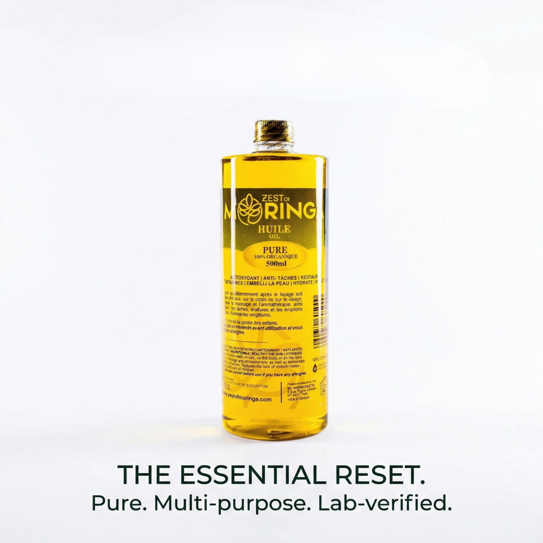 Pure Moringa Golden Oil (500ml) - 100% Natural Value Size