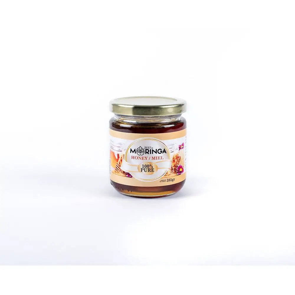 Pure Raw Honey, Natural Royal Jelly, Unfiltered Honey from Moringa Flower Nectar - Zest Of Moringa