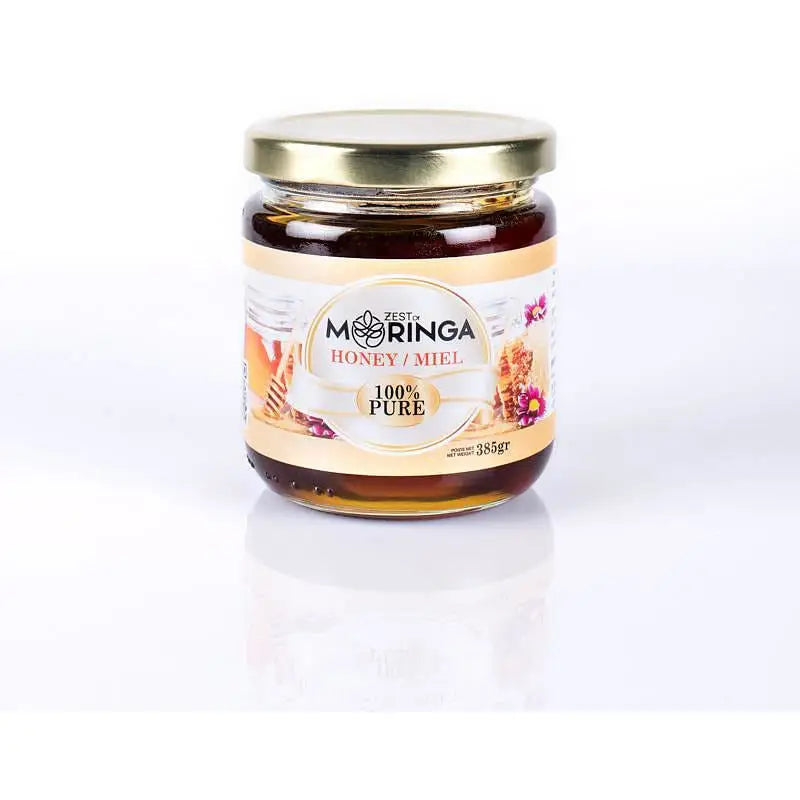 Pure Raw Honey, Natural Royal Jelly, Unfiltered Honey from Moringa Flower Nectar - Zest Of Moringa