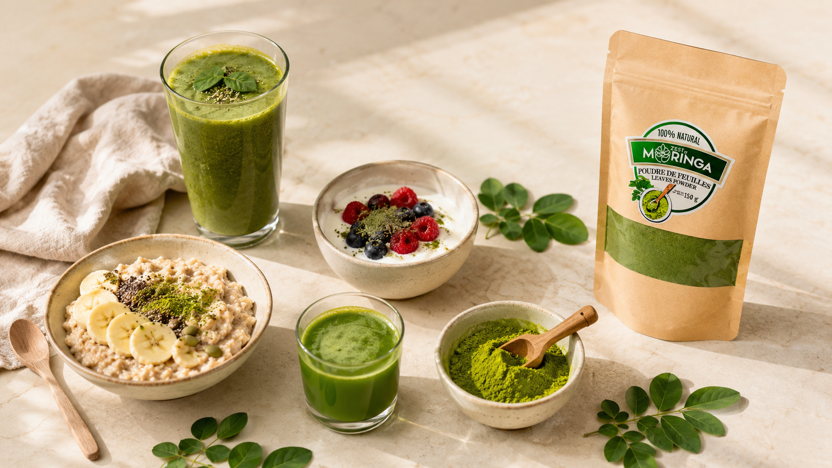Organic Moringa Leaf Powder: Benefits, Uses & How to Take It