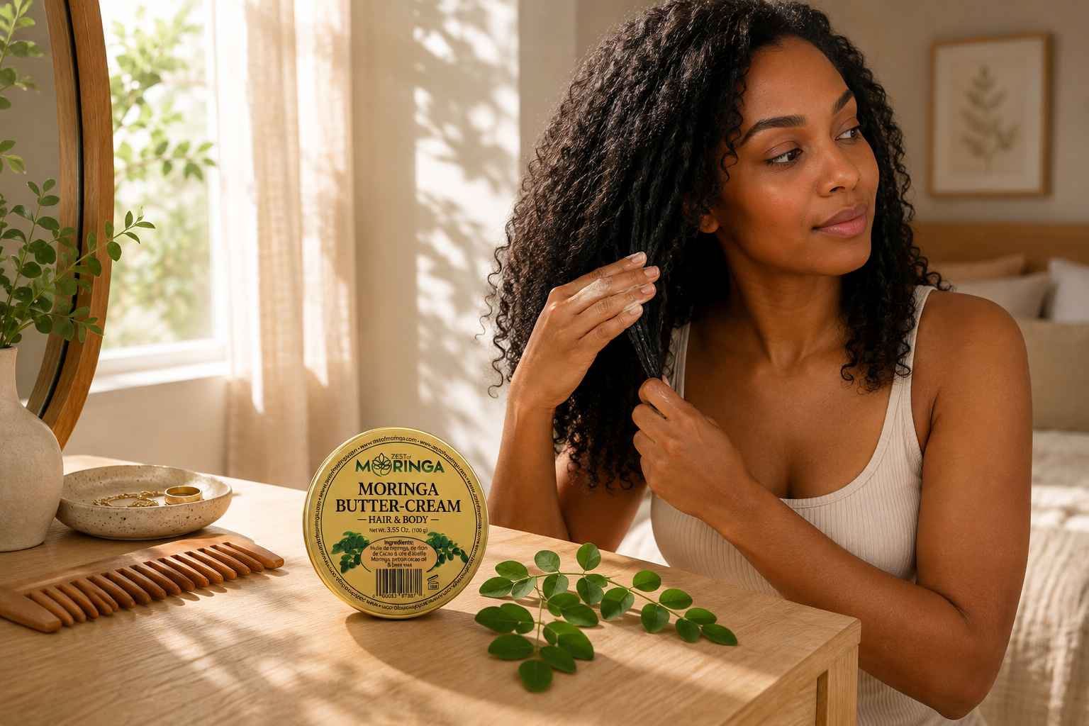 Moringa Butter for Hair & Body: 7 Ways to Use It