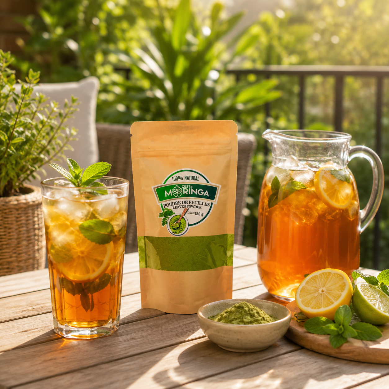 Moringa Iced Tea Recipe: A Refreshing Caffeine-Free Drink
