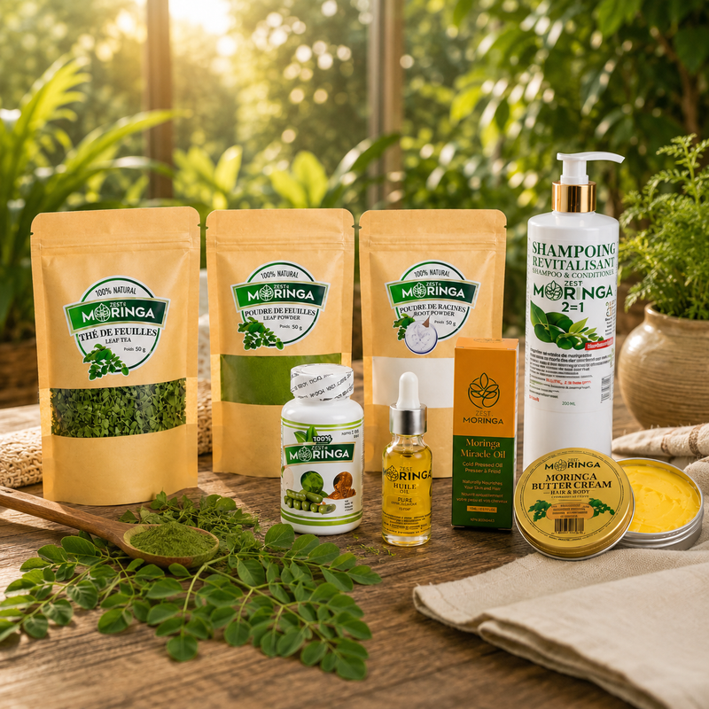 Gamme de produits The Zest Of Moringa : un aperçu complet