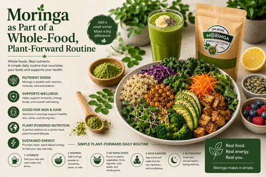 Moringa as Part of a Whole-Food, Plant-Forward Routine