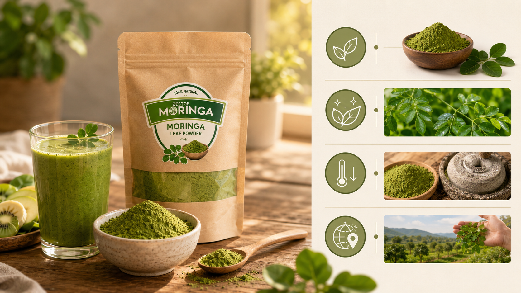Poudre de moringa : 4 choses à savoir avant d'acheter