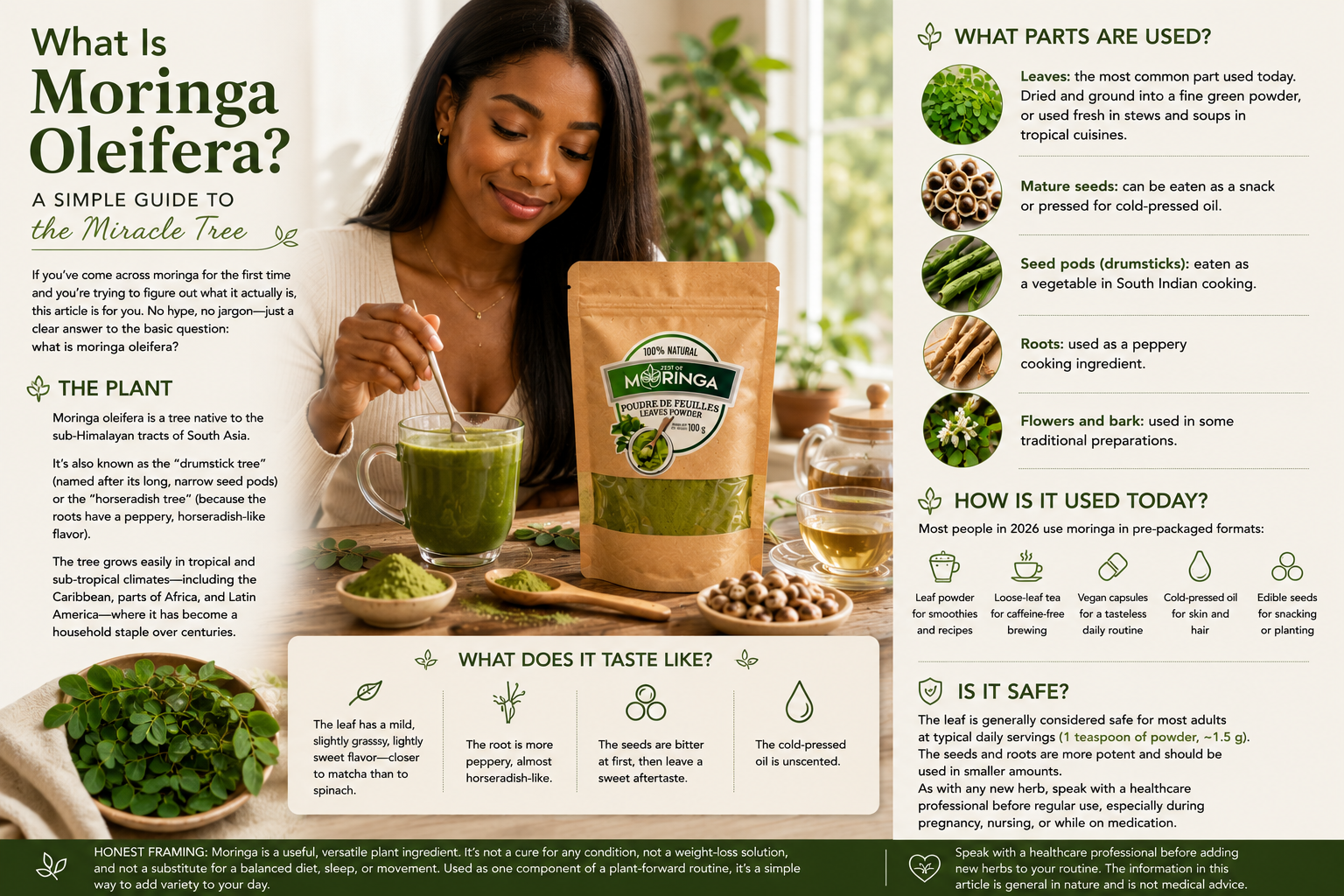 Qu'est-ce que le moringa oleifera ? Le guide complet du débutant