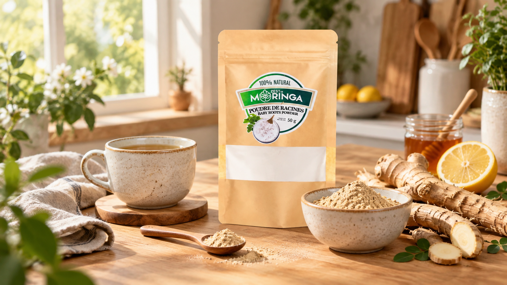 Moringa Root Powder: Uses, Taste & How to Use It | Zest of Moringa