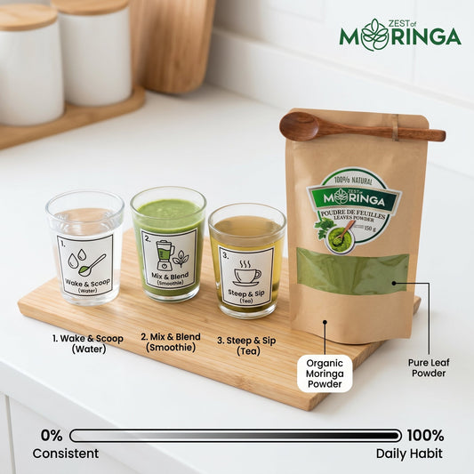 Daily Wellness Habits with Moringa: A Step-by-Step Guide