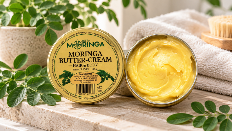 Moringa Butter Benefits for Skin & Hair | How to Use It