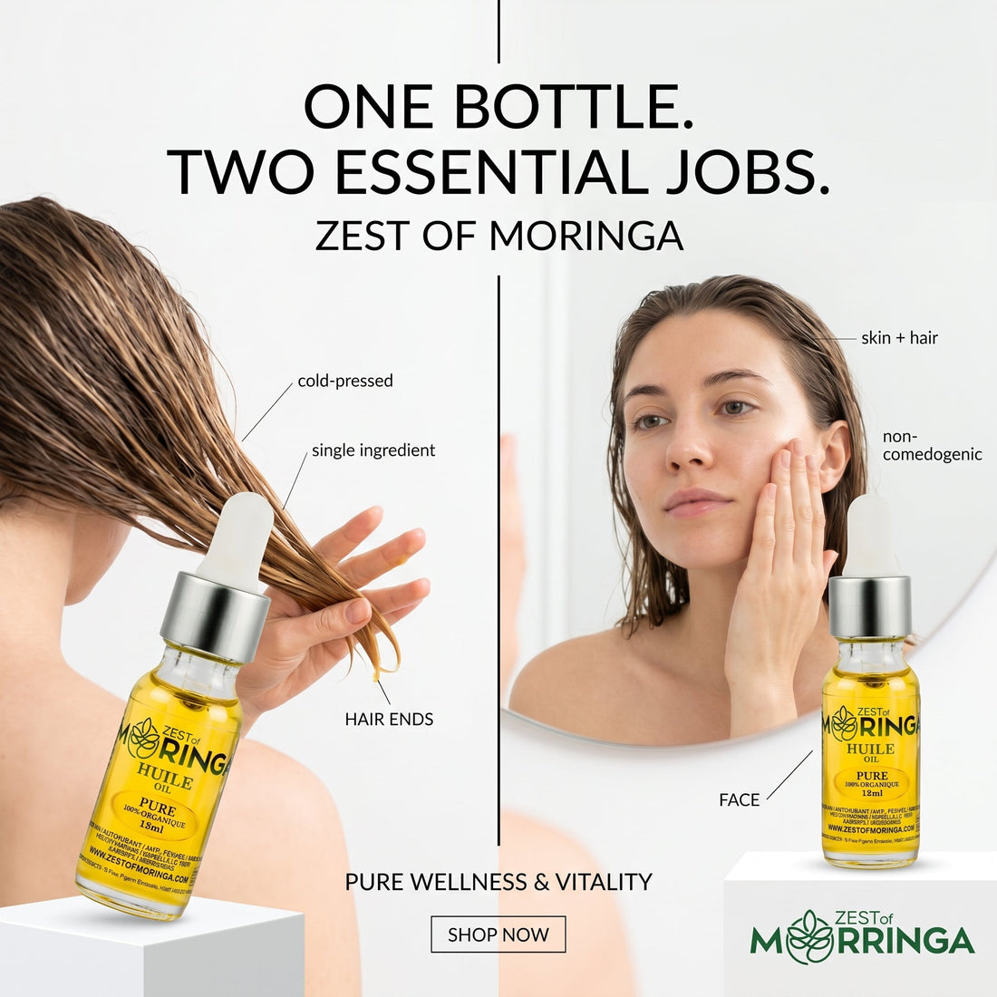 Moringa Oil for Skin and Hair: A Single-Ingredient Multitasker