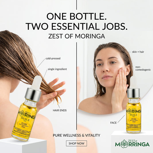 Moringa Oil for Skin and Hair: A Single-Ingredient Multitasker