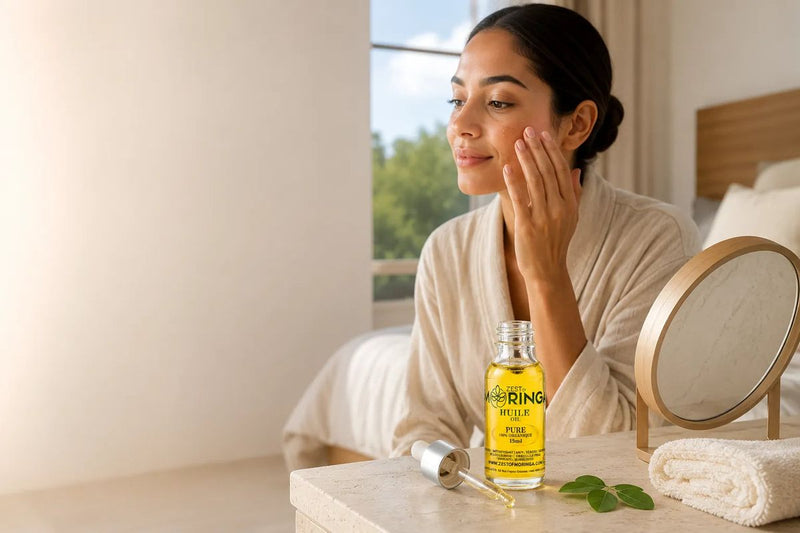 Aceite facial de moringa: cómo usarlo en tu rutina de cuidado