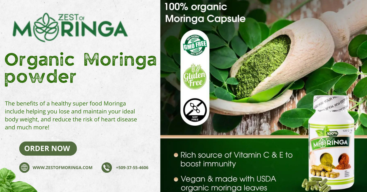 The Best Organic Moringa Powder