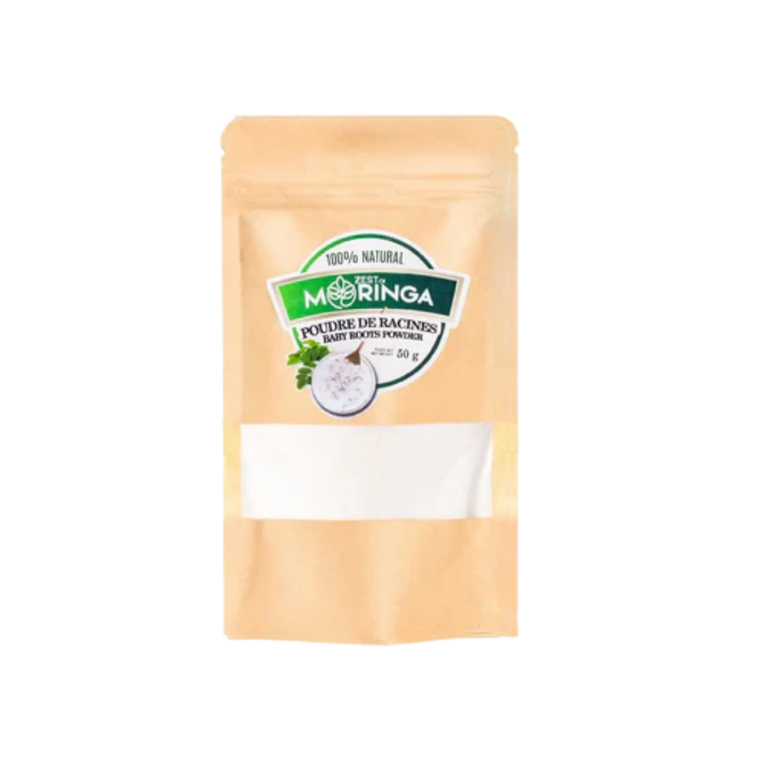 Organic Moringa Root Powder – Natural Energy, Detox & Immune Support Superfood