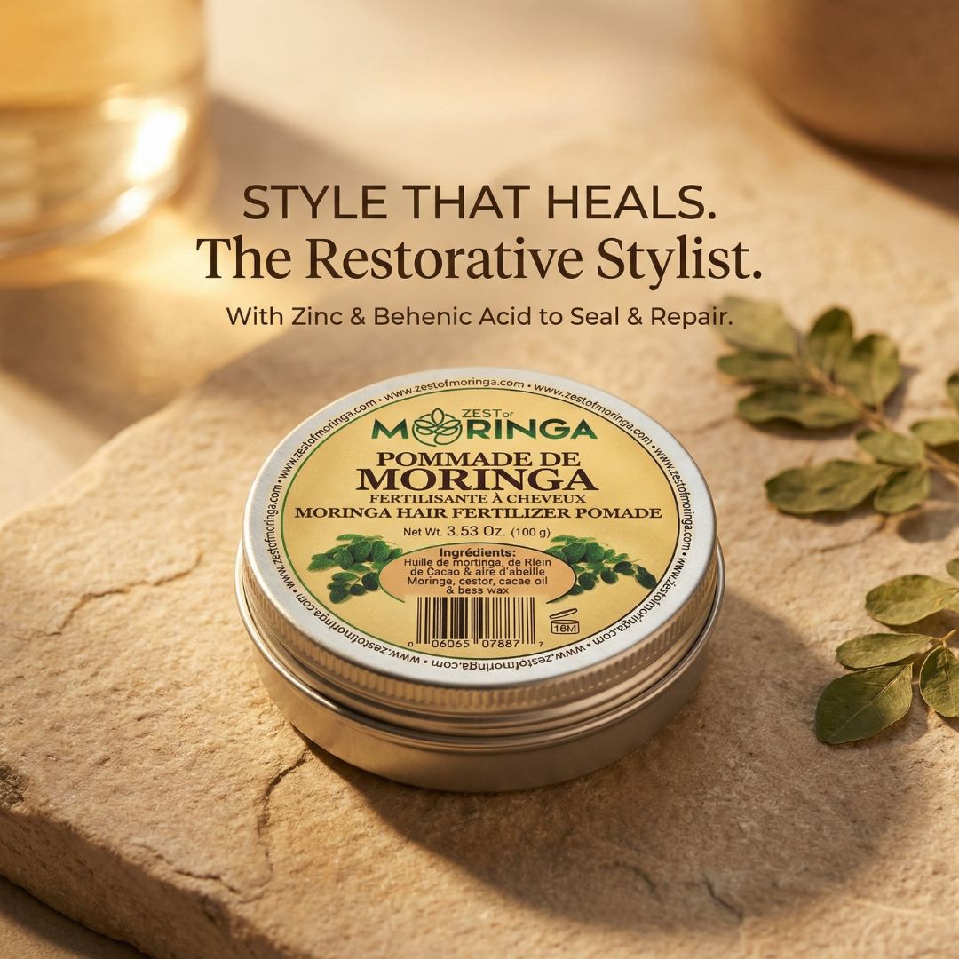 Natural moringa butter cream hair and body 100g — Zest of Moringa Canada