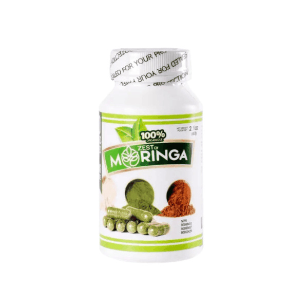 Organic moringa oleifera capsules plant-based supplement Canada