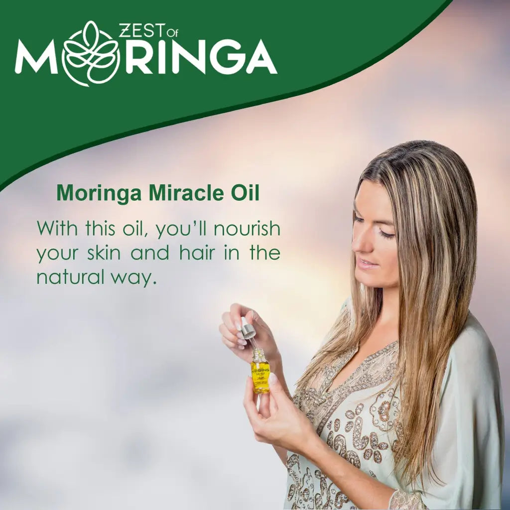 moringa face oil is an all-natural anti-aging skincare product that can help you achieve younger-looking skin.