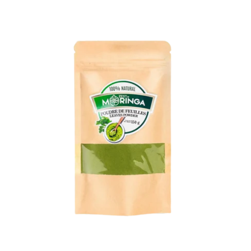 Organic Moringa Leaf Powder (150g) – Pure Plant-Based Superfood