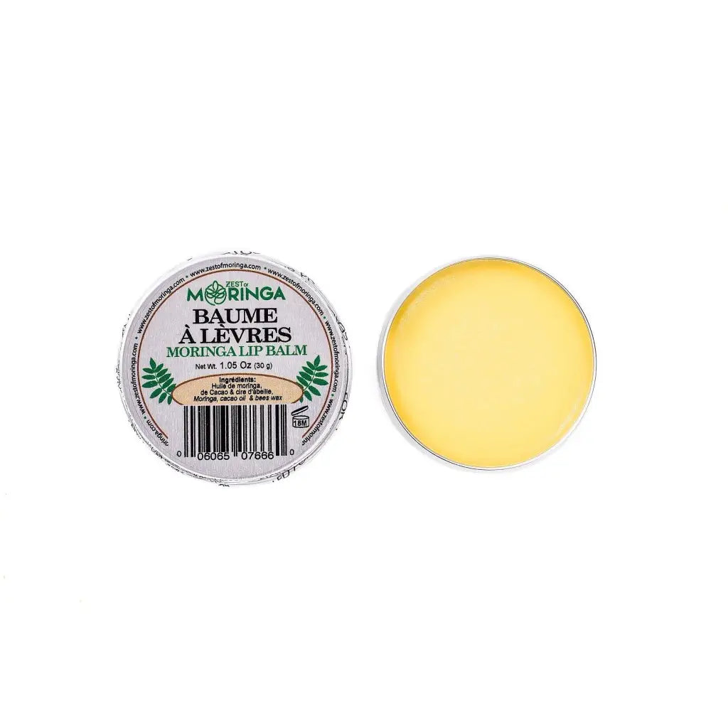 Moringa Lip Balm Hydrating and Moisturizing Made With Moringa Seed Oil - Zest Of Moringa