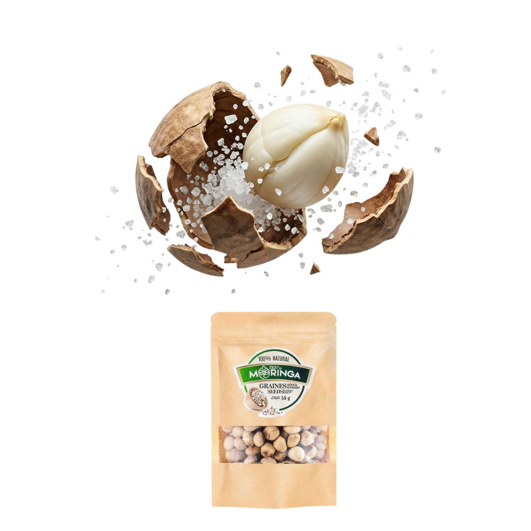 Natural moringa oleifera seeds 50g healthy snack Canada