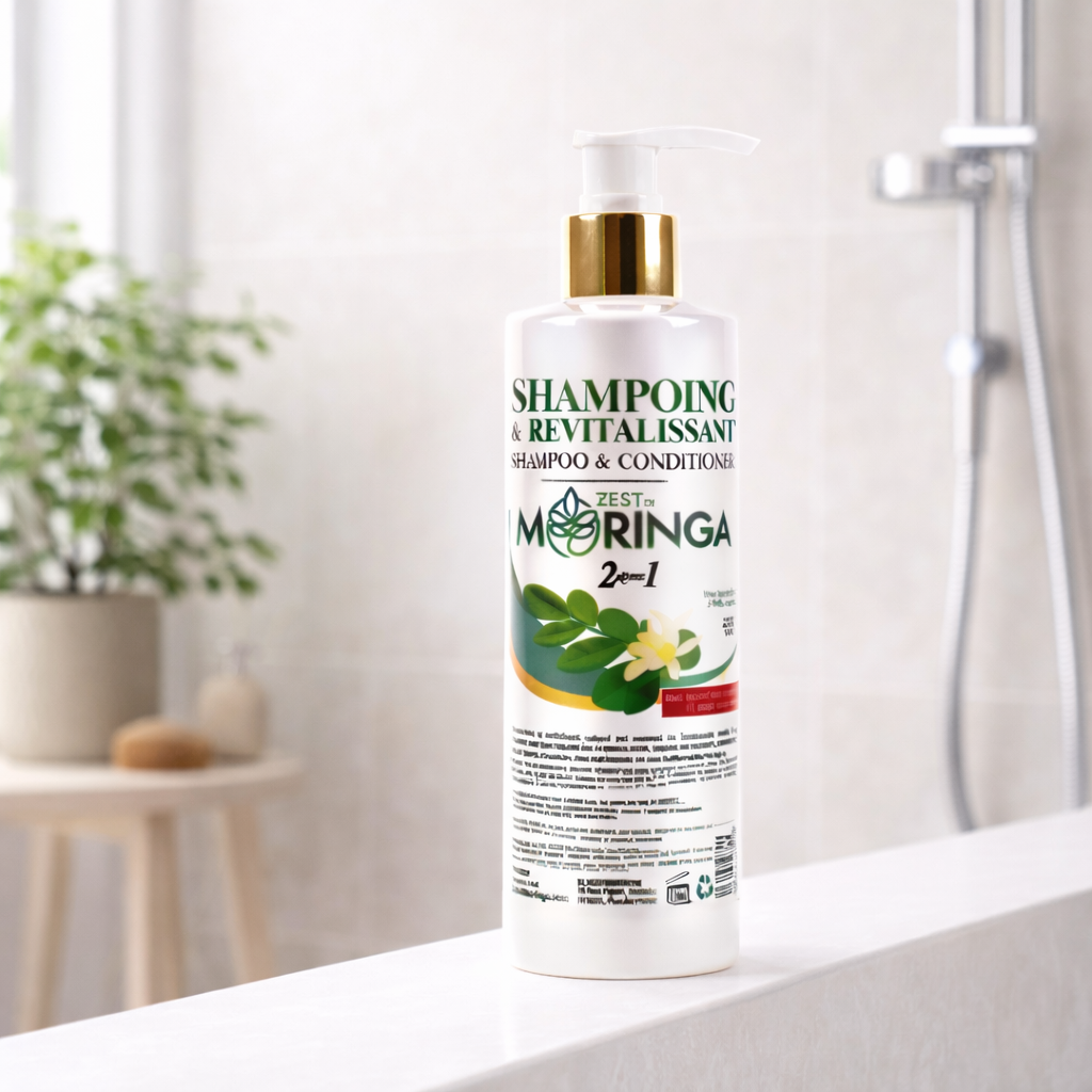 Moringa 2-in-1 shampoo conditioner hair growth Canada — Zest of Moringa
