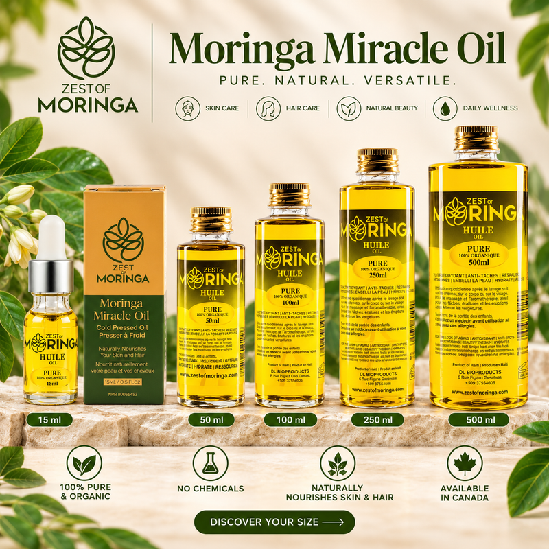 Moringa Oil for Face – Golden Cold-Pressed Serum