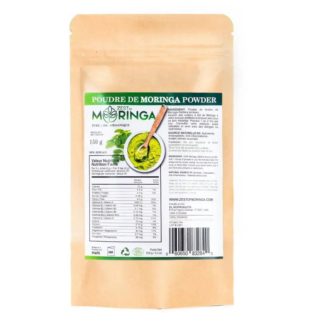 moringa 150g powder bag