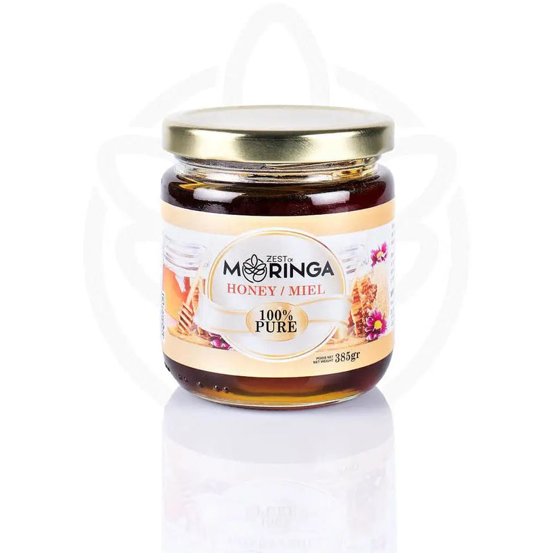 Pure Raw Honey, Natural Royal Jelly, Unfiltered Honey from Moringa Flower Nectar - Zest Of Moringa